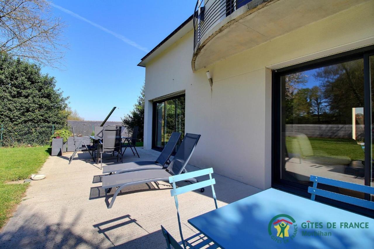 Villa Le Nid Breton Bignan Exteriör bild