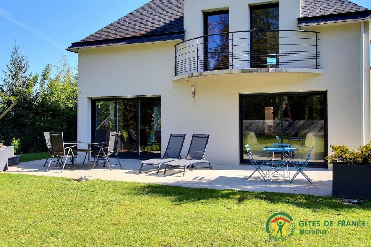Villa Le Nid Breton Bignan Exteriör bild