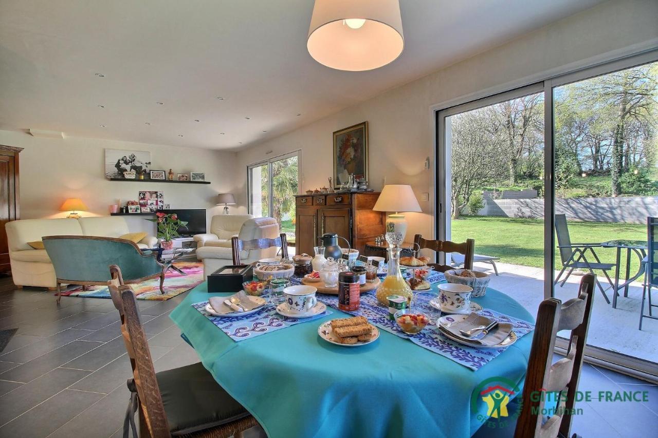 Villa Le Nid Breton Bignan Exteriör bild
